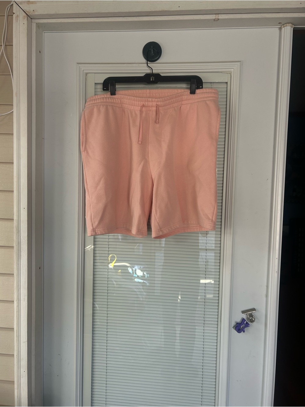 tek gear Women's High Waist Knit Shorts in Peach